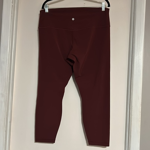 Lululemon Align size 16 maroon leggings - Picture 2 of 4